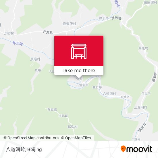 八道河岭 map