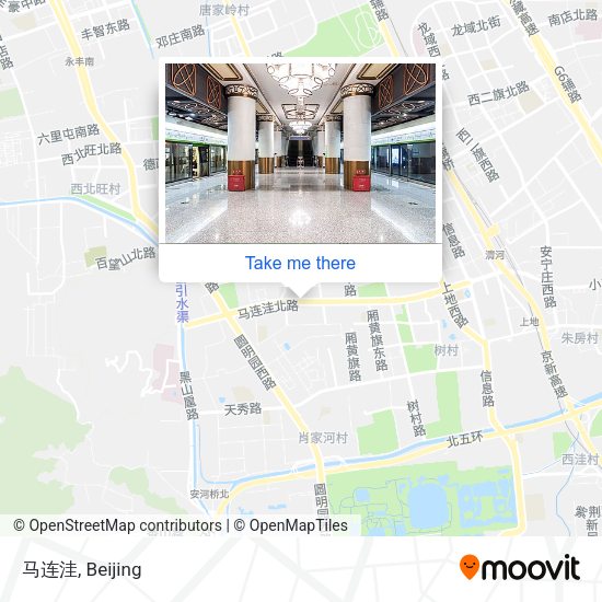 马连洼 map