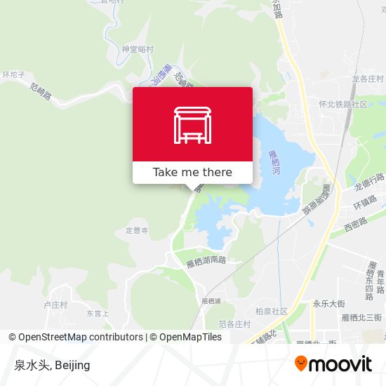 泉水头 map