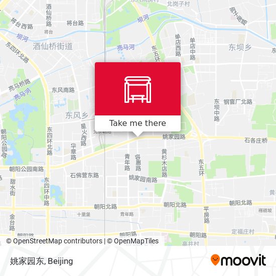 姚家园东 map