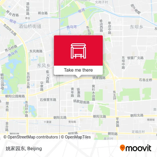 姚家园东 map