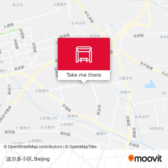 波尔多小区 map