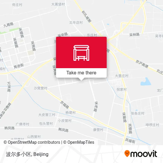 波尔多小区 map