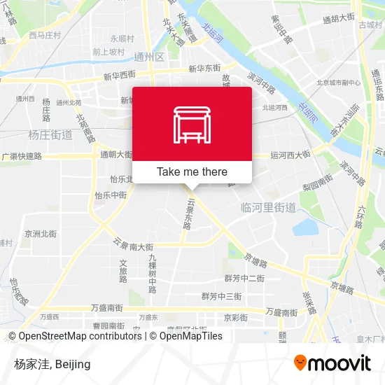 杨家洼 map