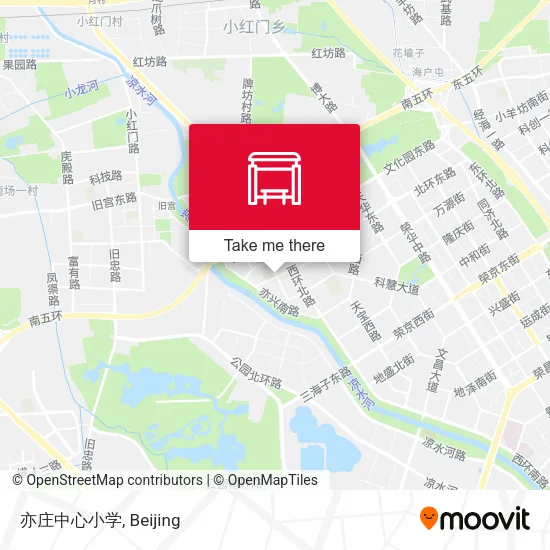 亦庄中心小学 map