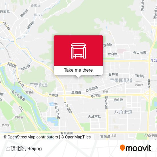 金顶北路 map