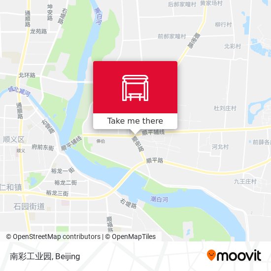 南彩工业园 map