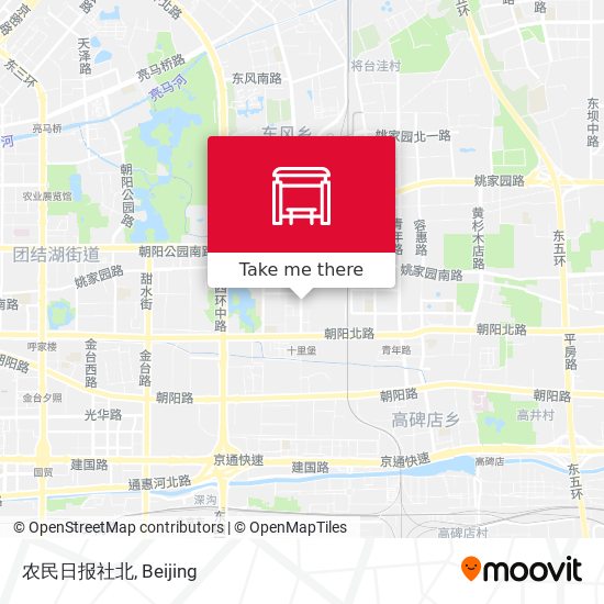 农民日报社北 map