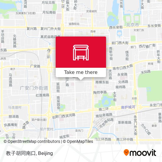 教子胡同南口 map