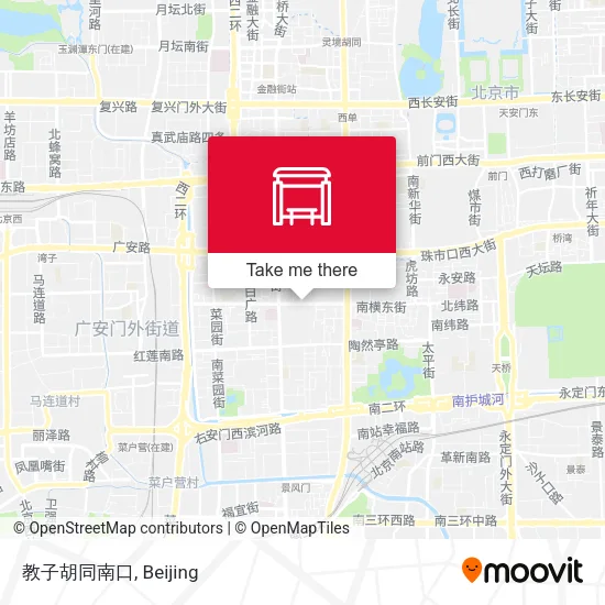 教子胡同南口 map