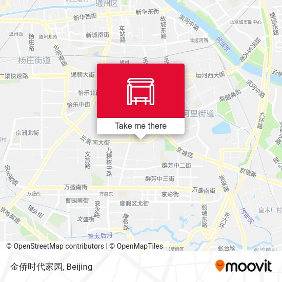 金侨时代家园 map