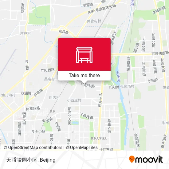 天骄骏园小区 map