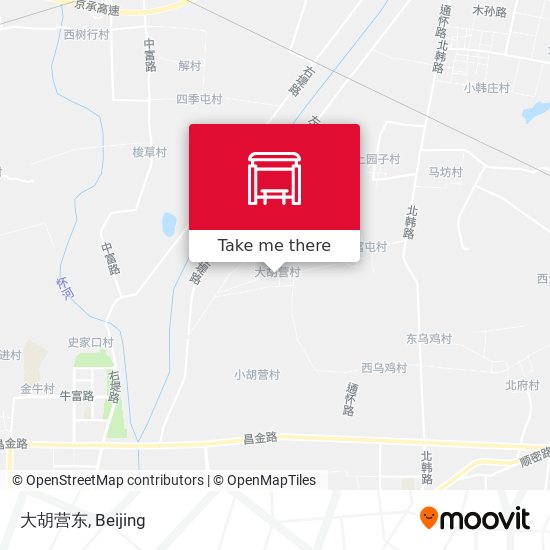 大胡营东 map