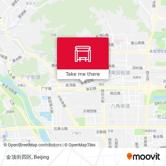 金顶街四区 map