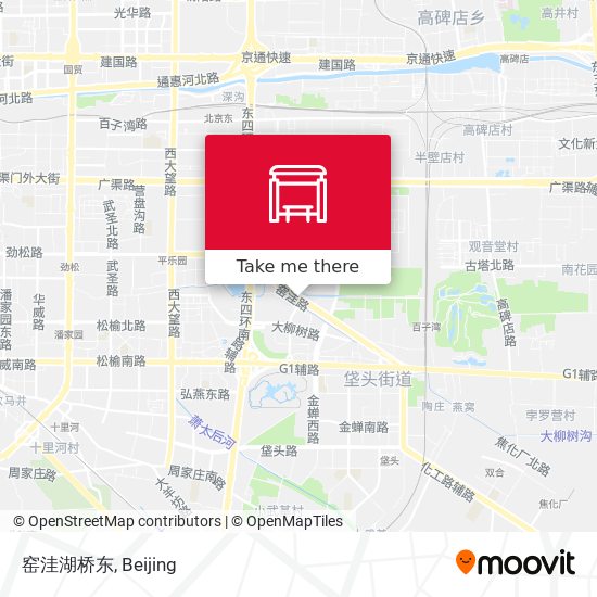 窑洼湖桥东 map