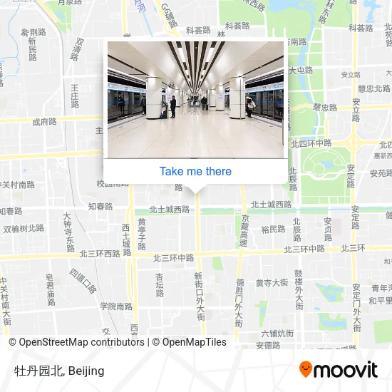 牡丹园北 map