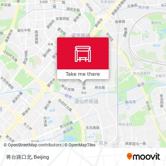将台路口北 map