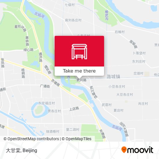 大甘棠 map