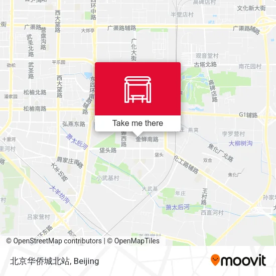 北京华侨城北站 map
