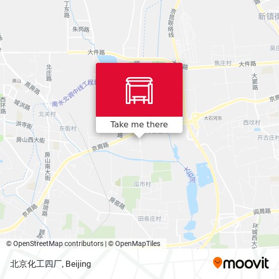 北京化工四厂 map