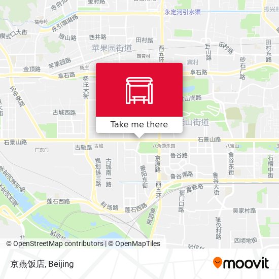 京燕饭店 map