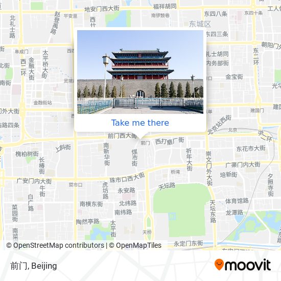 前门 map