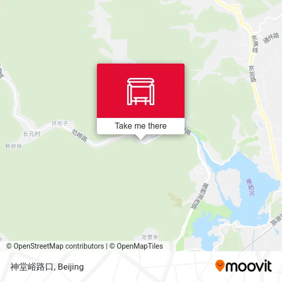 神堂峪路口 map