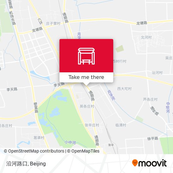沿河路口 map