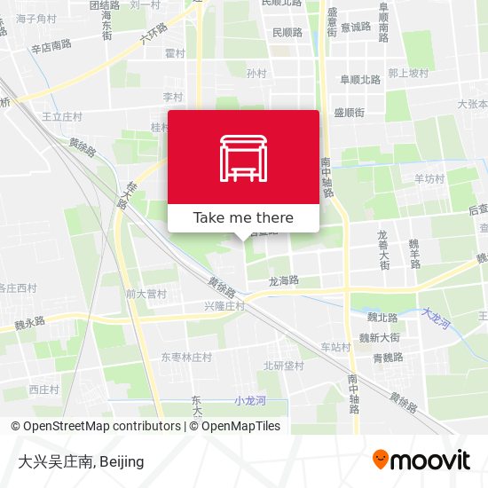 大兴吴庄南 map