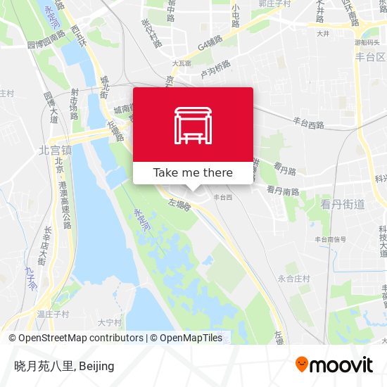 晓月苑八里 map
