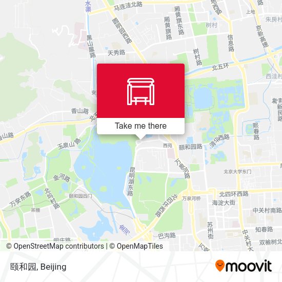 颐和园 map