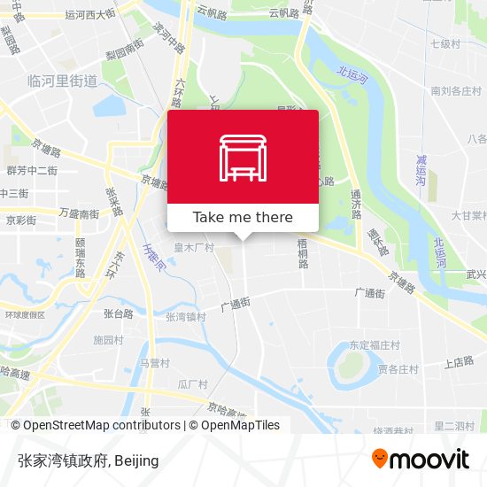 张家湾镇政府 map