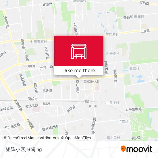 矩阵小区 map