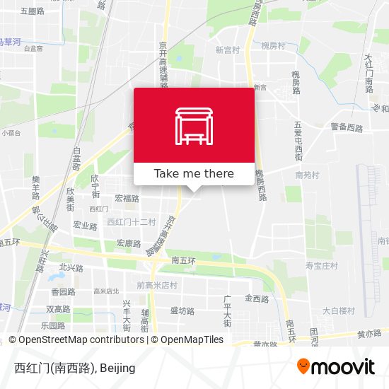 西红门(南西路) map