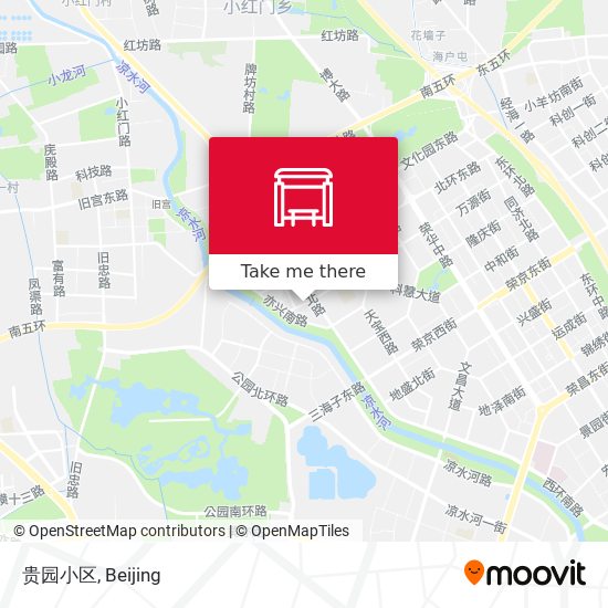 贵园小区 map