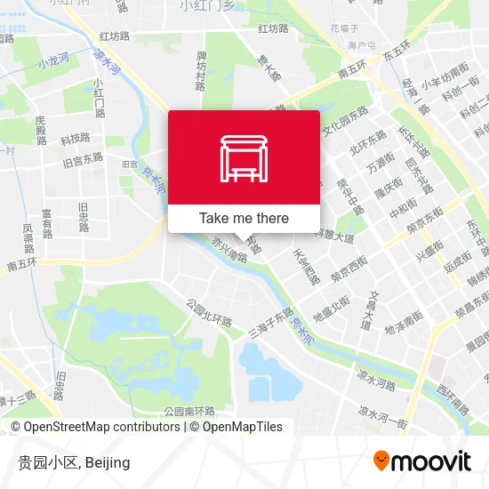 贵园小区 map