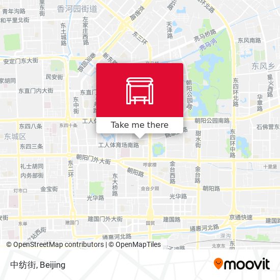 中纺街 map