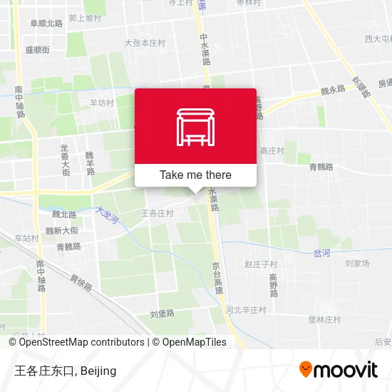 王各庄东口 map
