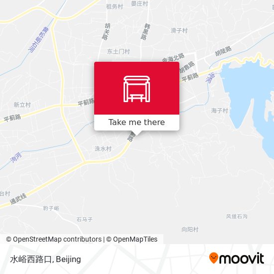 水峪西路口 map