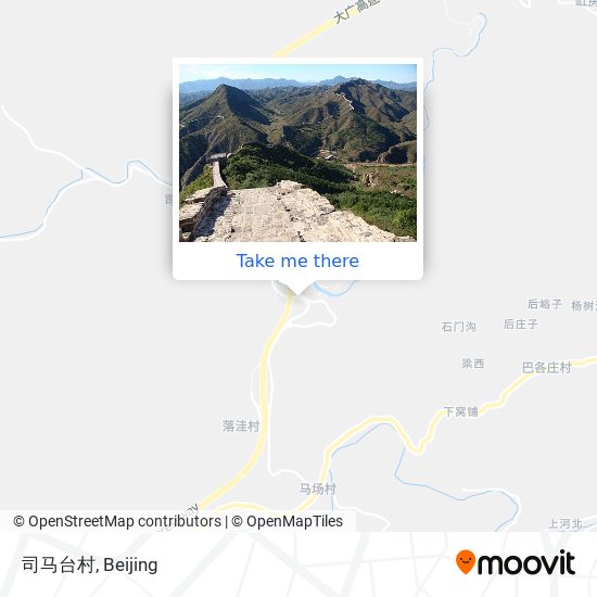司马台村 map