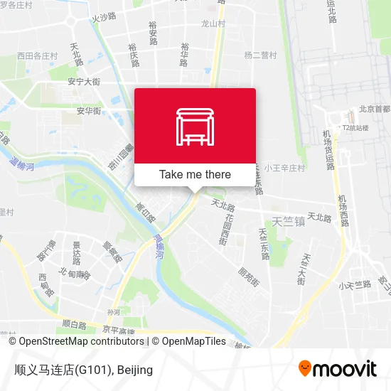 顺义马连店(G101) map