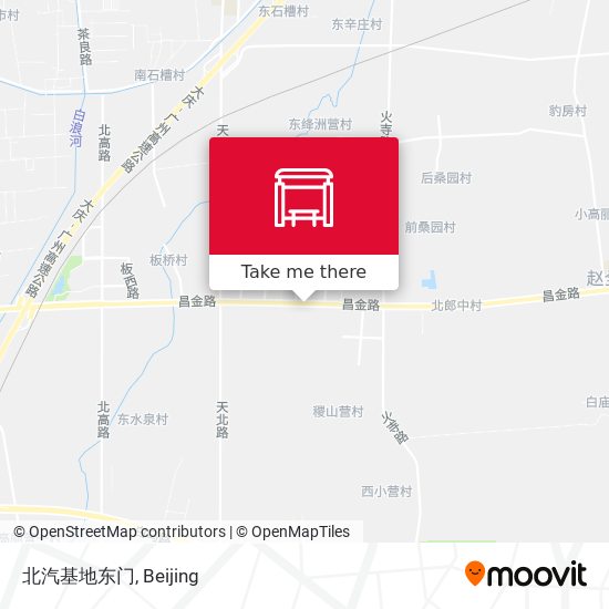 北汽基地东门 map