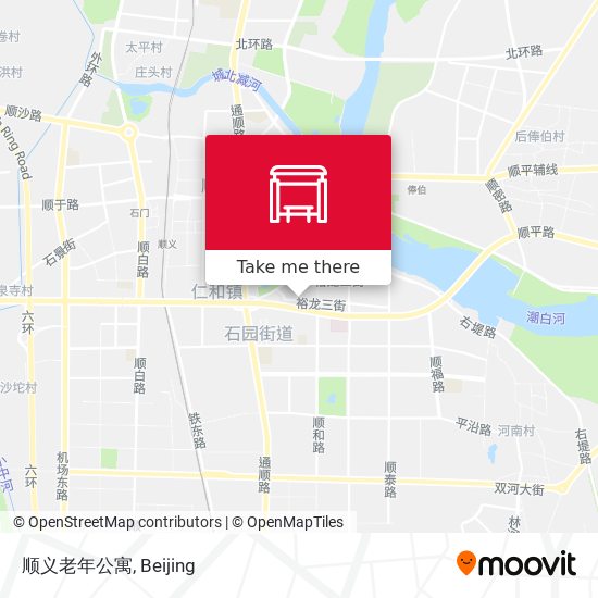 顺义老年公寓 map