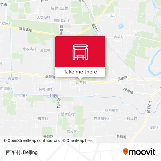西东村 map