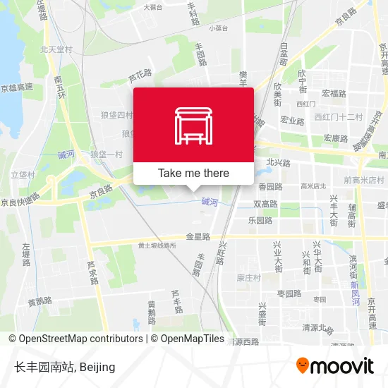 长丰园南站 map