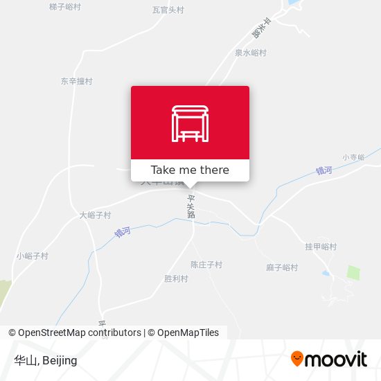 华山 map