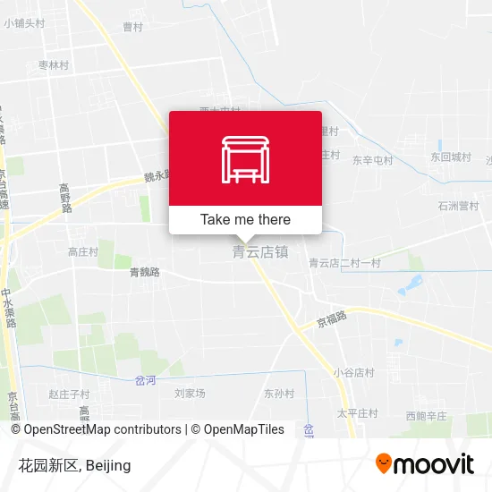 花园新区 map