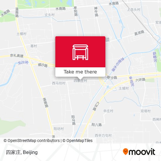 四家庄 map