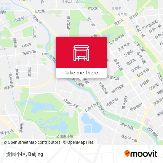 贵园小区 map
