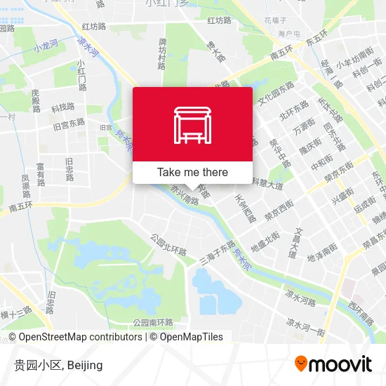 贵园小区 map